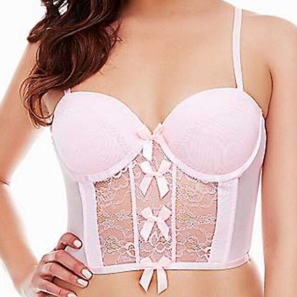 Body Rage Other - Body Rage Curve Corset Bra Pink 1X EUC
